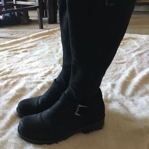 LaCanadienne Boots Size 6 1/2 Black Suade